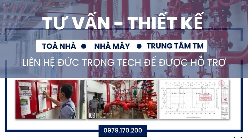 Dịch Vụ Tư Vấn Thiết Kế Giám Sát PCCC Của Đức Trọng Tech 2 Dịch vụ tư vấn, thiết kế, giám sát PCCC chính đang được cung cấp