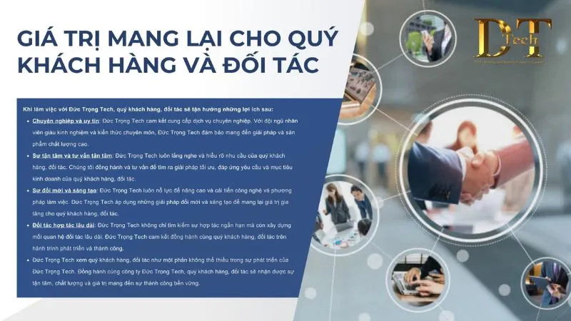 Đức Trọng Tech - Đối Tác Uy Tín Của Mọi Dự Án! 6 Sức hút của dịch vụ thông minh đến từ Đức Trọng Tech