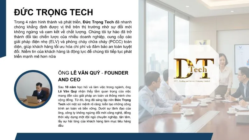 Đức Trọng Tech - Đối Tác Uy Tín Của Mọi Dự Án! 2 Tổng quan về doanh nghiệp Đức Trọng Tech