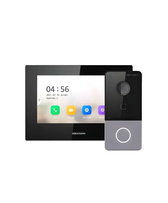 Bộ Chuông Cửa IP Hikvision SH-KIS6601-WE 2 Bộ Chuông Cửa IP Hikvision SH-KIS6601-WE
