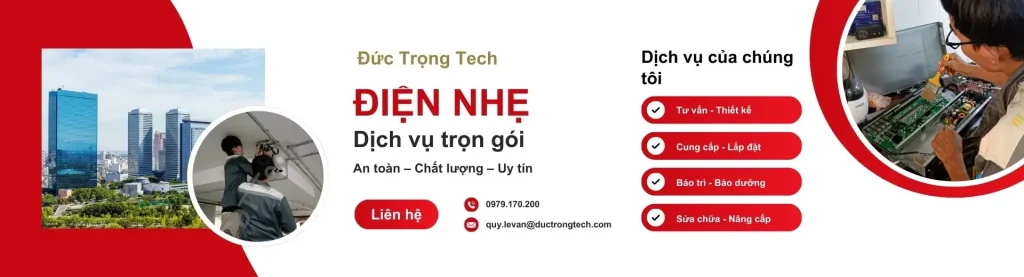 Dịch vụ điện nhẹ trọn gói đức trọng tech