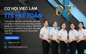 Xin Thực Tập Kế Toán Ở TPHCM? Chọn Ngay Đức Trọng Tech