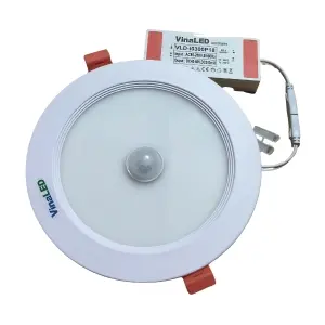 Đèn panel âm trần PLX-R15 VinaLED 15W tích hợp cảm biến
