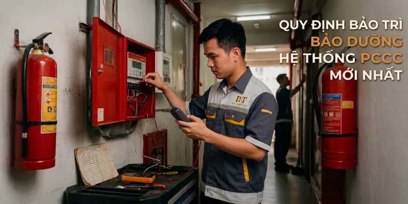 Dịch Vụ Bảo Trì Hệ Thống PCCC Chung Cư Chuyên Nghiệp 1 Quy định bảo trì bảo dưỡng hệ thống PCCC