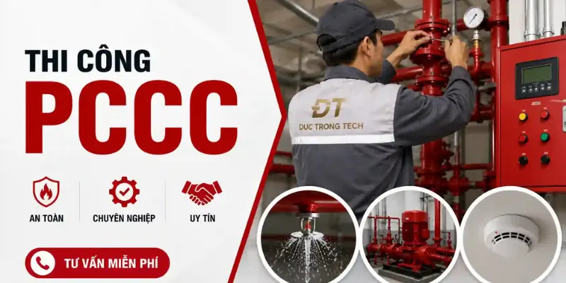 Nhận thi công PCCC tại TPHCM trọn gói, an toàn và đúng tiêu chuẩn