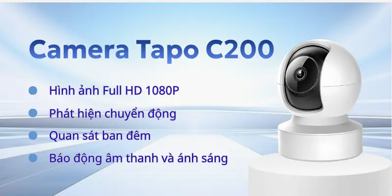 Camera Tapo C200 1080p Quay Quét 360° Cho Gia Đình 6 Tổng quan camera tapo c200